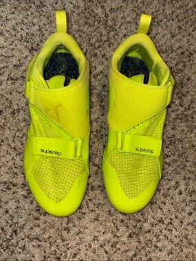 Nike Superrep Cycle Indoor Cycling Peloton Shoes Yellow CJ0775-348 men’s Size 12